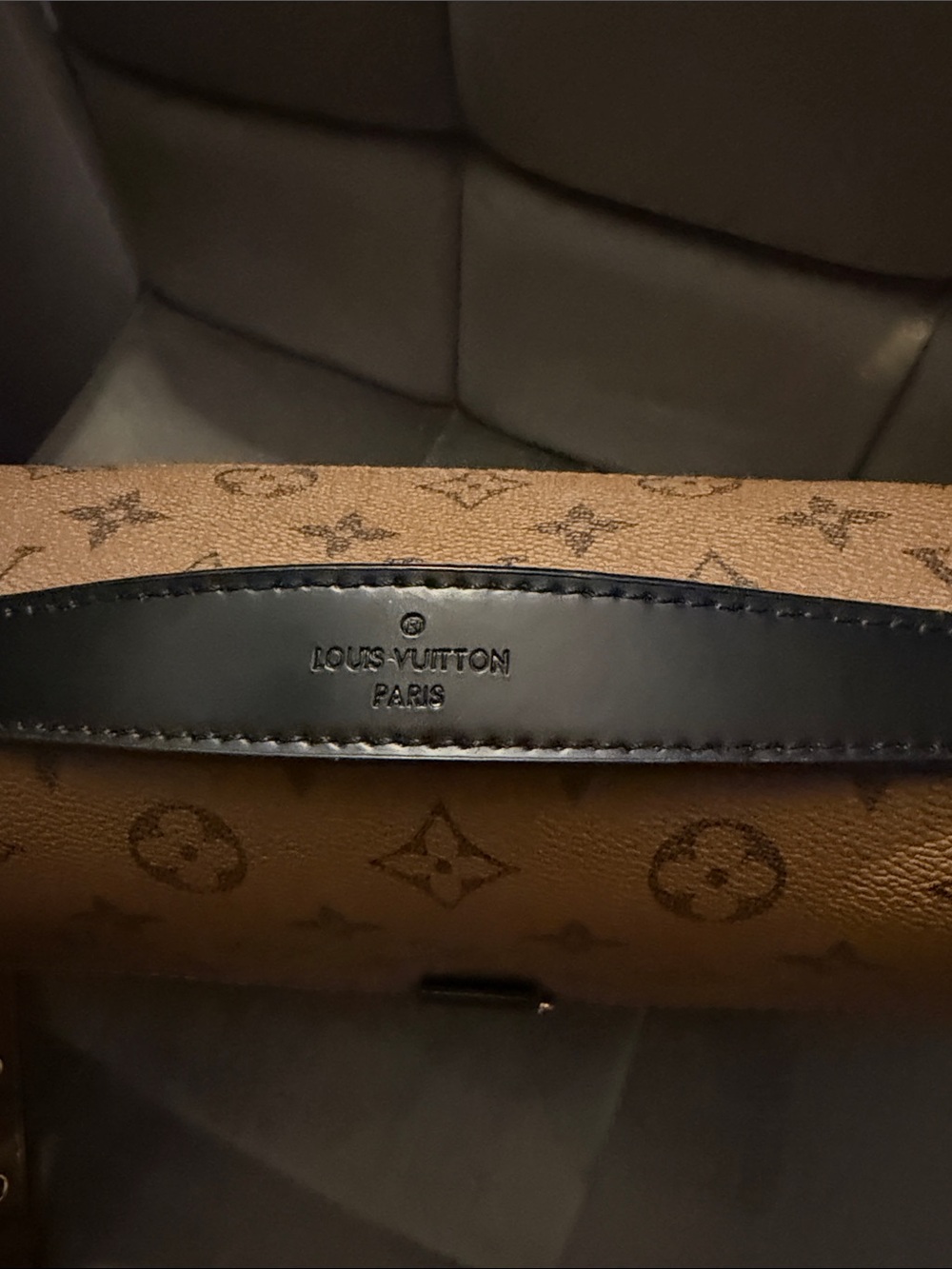 Louis Vuitton Monogram Two-Tone Satchel in Brown - Picture 2 of 3